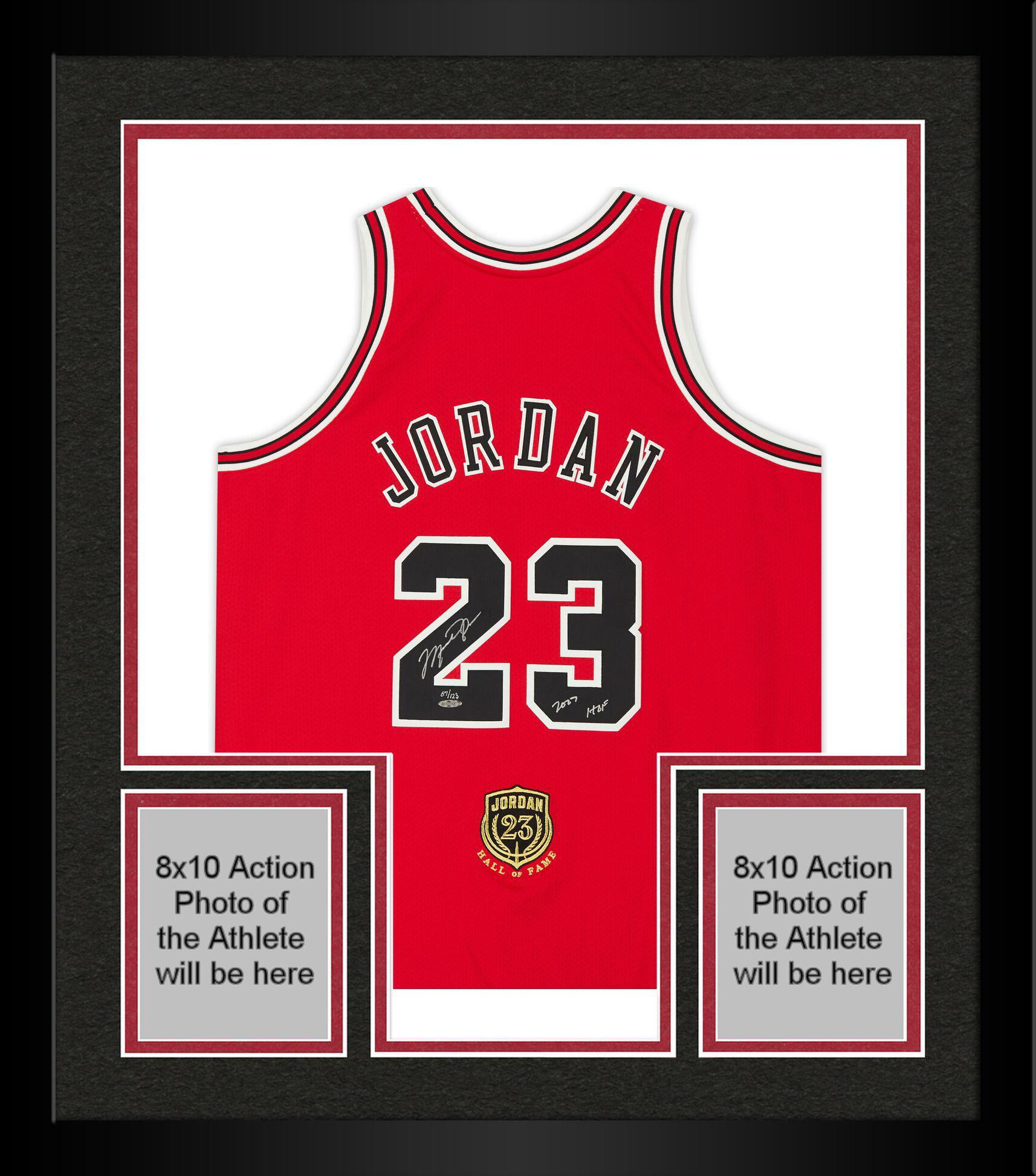 Michael Jordan Hall Of Fame 2009 Signed Chicago Bulls Jersey UDA