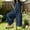 Navy, variant on Women's Casual Jumpsuit Dressy V Neck Sleeveless Button Down Cotton Linen Overalls Vintage Elegant Wide Leg Cargo Pant Romper Fashion Summer Work Vacation Playsuits Red XL