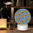thumbnail image 6 of Naloa Sunflowers Acrylic LED Night Light Custom LED Lights Personalized Nightlight Customized Gifts for Family Couples Friends, 6 of 9
