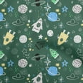 thumbnail image 1 of oneOone Polyester Spandex Teal Green Fabric Galaxy Sewing Craft Projects Fabric Prints By Yard 56 Inch Wide, 1 of 4