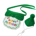 thumbnail image 1 of OPDBN Pet Birthday Bib Set Cat Party Hat Dection Happy AU Dections, 1 of 1