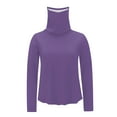 thumbnail image 4 of Plebaso Womens UPF 50+ Sun Shirts with Face Cover Mens Sun Protection Tops Long Sleeve Lightweight Pullover, 4 of 7