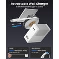 thumbnail image 3 of Cargador de teléfono portátil Block Gitryin de 40 W con cable tipo C, 3 of 7