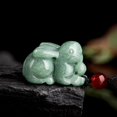 thumbnail image 5 of Wealth and Good Luck - Grade A Natural Jade Rabbit Necklace - Exquisite Charm for Prosperity and Fortune - Beautiful Jewelry Gift for All, 5 of 5