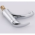 thumbnail image 4 of Chrome Single Handle hole Bathroom Basin Faucet Single Cold Sink Water Tap, 4 of 8