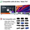 Replaced Remote for All Roku TV only,NOT Compatible with Any Roku Stick ...