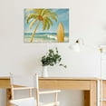 thumbnail image 5 of Chilfamy Palm Tree Surfboard Beach Wall Art Decor for Bathroom Ready To Hang Room Home Art Decor 16x12in, 5 of 6