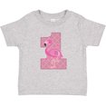 thumbnail image 3 of Inktastic First Birthday Flamingo 1 Year Old Girl Girls Baby T-Shirt, 3 of 5