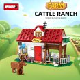 thumbnail image 2 of WOMA Farm Cattle Ranch Building Blocks Set - 530 Pieces, STEM Toy Set for Kids, Construction Toy Set for kids, For 6 Years & above, 2 of 6