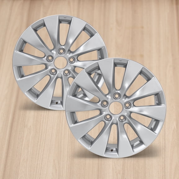 2-Pack 17" Replacement Wheel Rim Silver Alloy Rim for Honda Accord 2013-2015 64047