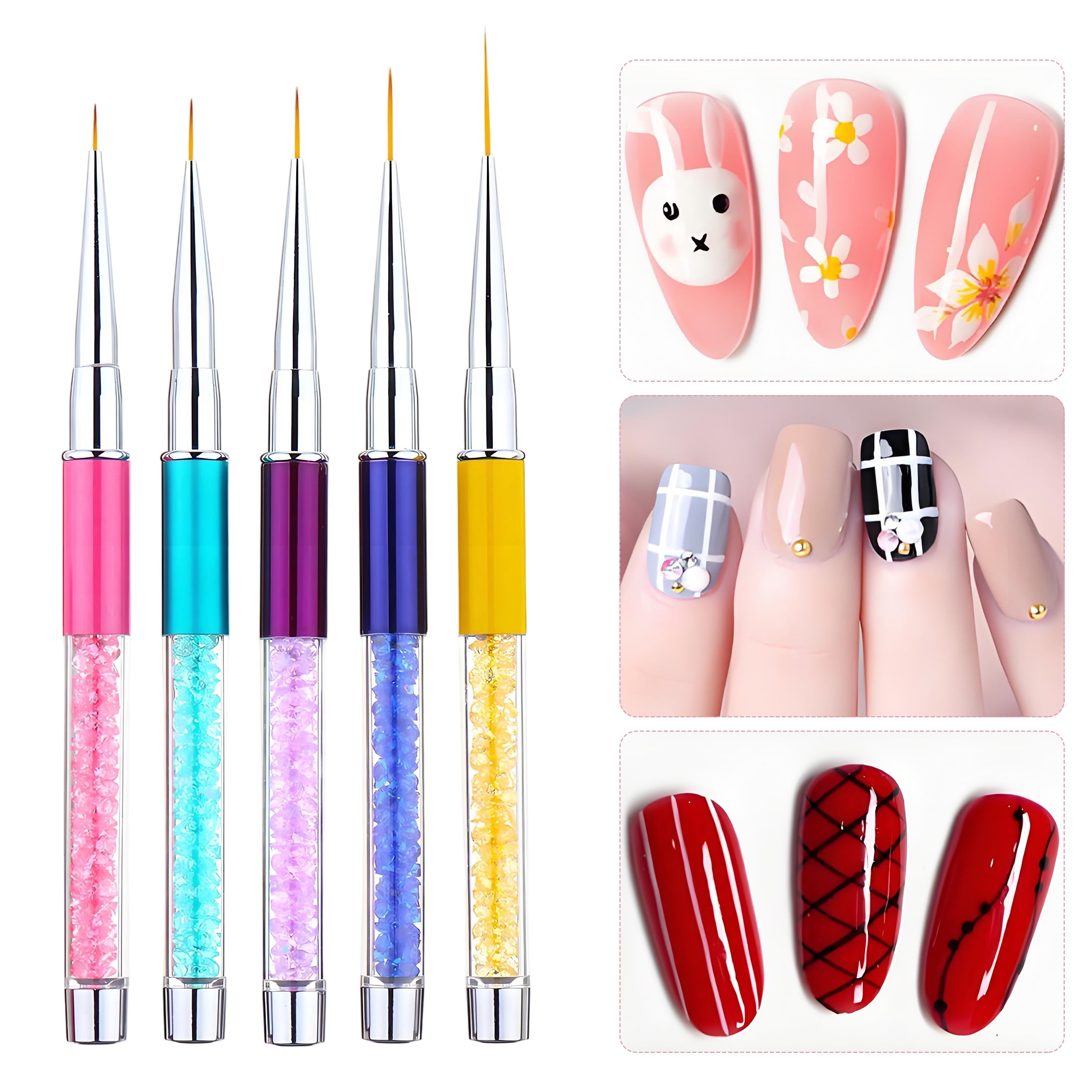 EzFlow- Acrylic Nail Brush Grand Artist OVAL with brush cover
