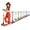 Red, variant on Lifemaster Mini 3-Wheel Kids Scooter with Multi-Color Wheel Lights – 4-Height Adjustable Handlebar, Wide Anti-Slip Deck, Child Safety Certified, Boys & Girls Ages 2+ Supports Up to 110 lbs