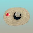 thumbnail image 4 of Pebbuoy Woven Cotton Yarn Placemats Minimalist Heat Resistant Table Protectors Dining Mats for Home Kitchen, 4 of 5