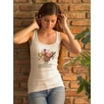 thumbnail image 2 of Avian Collage I Racerback Tank Women -Victoria Borges Designs, Female Large, 2 of 4