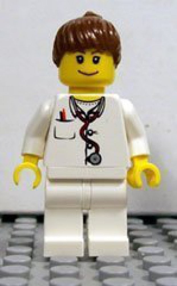 LEGO Female Doctor (Scientist) Minifigure Works Great with 21110 Institute