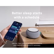 SNOOZ White Noise Sound Machine - Real Fan Inside, Control Via iOS and Android App - Cloud