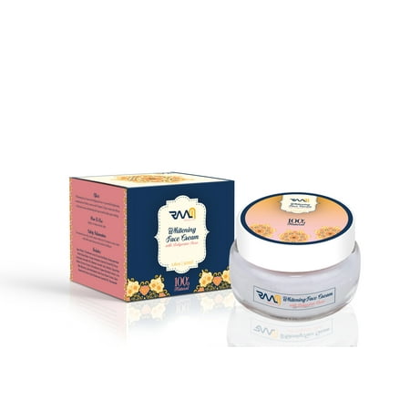 RAAM Whitening Face Cream with Bulgarian Rose for Skin Brightening, Anti Aging, Dark Spots and (Best Skin Brightening Products)