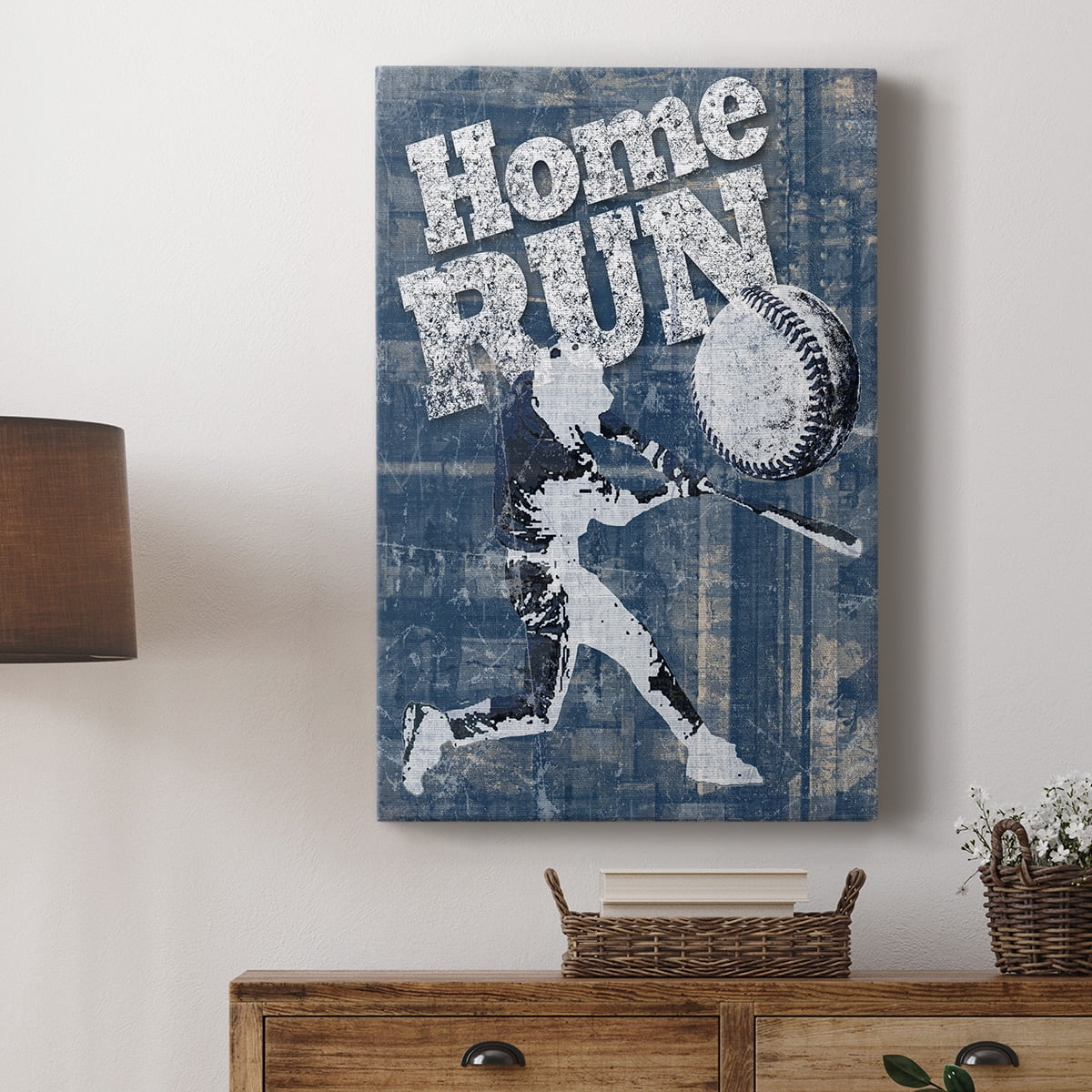 Home Run Hitter Premium Gallery Wrapped Canvas - Ready to Hang