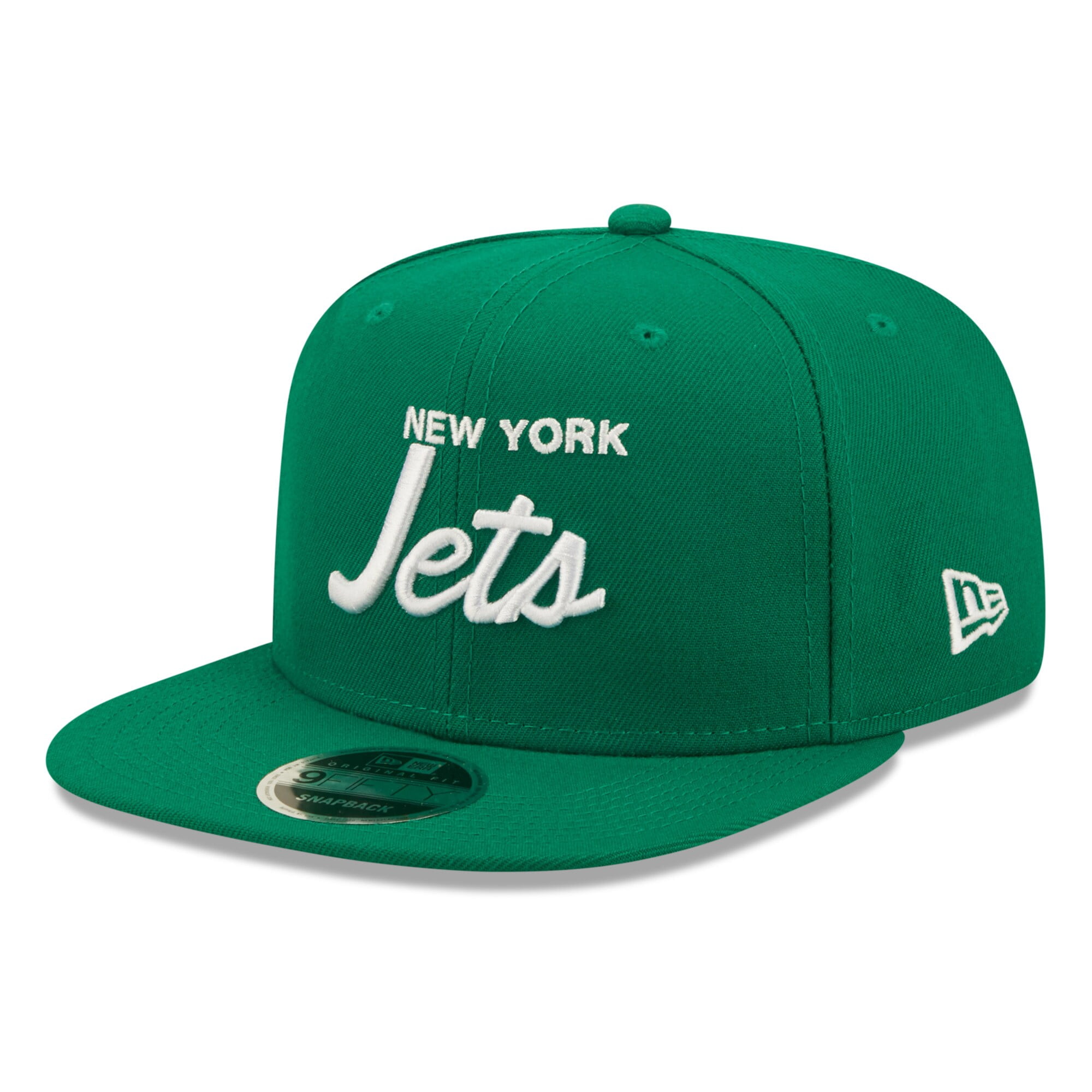 Men's New Era Kelly Green New York Jets Griswold Historic Original Fit ...