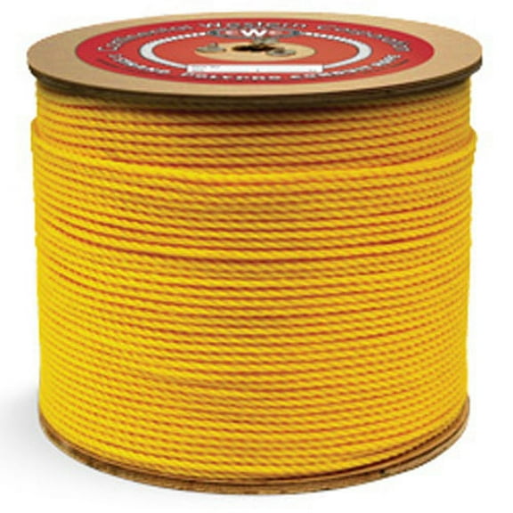 CWC Polypropylene Conduit Rope - 1/4" x 2400 ft., Yellow
