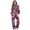 Retro Rose Floral Print, variant on Renewold Womens Lounge Sets Petite 2 Piece Outfits Women's Activewear Mock Neck Pullover Drawstring High Waisted Sweatpants Lightweight Jogger Set, Pastoral Floral Print Orange, XS