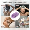 thumbnail image 7 of Unique Bargains Scalp Massager Silicone Scalp Scrubber Women's Scalp Brush Shower Hair Massager for Deep Clean Purple, 7 of 7