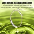 thumbnail image 3 of Pulsera repelente de mosquitos Pulsera antimosquitos de aceite esencial ajustable con 6 varillas de repuesto para niños adultos Viajes en interiores y exteriores, 3 of 8
