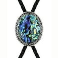 thumbnail image 3 of ziyahi Bolo Rétro pour Hommes Cravate Western Collier Ovale Chemise Chapeau Jazz Pierre, 3 of 9
