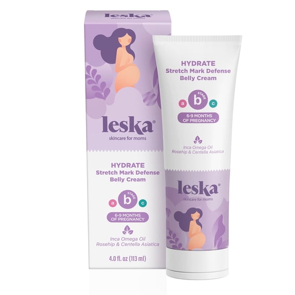 LESKA Maternity Stage B Hydrating Belly Cream , 8 oz