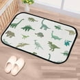 thumbnail image 5 of GZHJMY Soft Bath Door Mat Rug Dinosaur Doodle Hand Drawn , Non Slip Washable Doormat Quickly Absorb Mats Low Pile Door Mats Inside Entryway Carpet Front Door Rug Carpet Runner, 5 of 7