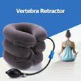 thumbnail image 1 of Tractor de apoyo para el cuello Ndcxsfigh retractor de vértebra inflable de aire 3 capas gris, 1 of 9
