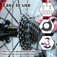 thumbnail image 2 of Guía de cadena de bicicleta Disco único Aleación de aluminio Colector de caídas Ciclismo Placa ligera Marco Protector Conjunto Accesorio Púrpura Speravity OD002639-02B, 2 of 7