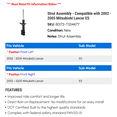 thumbnail image 2 of Strut Assembly - Compatible with 2002 - 2005 Mitsubishi Lancer ES 2003 2004, 2 of 2