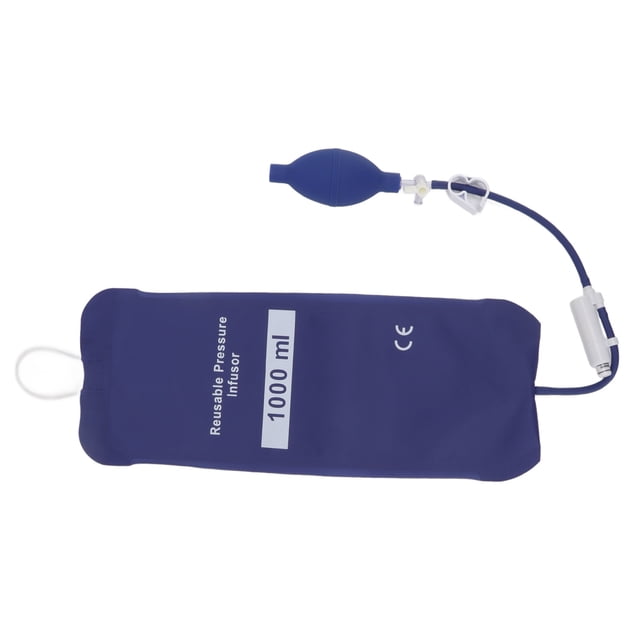 Bolsa De Infusión A Presión Tela Compuesta De Nailon TPU Bolsa De Presión De Fluido Segura Estanqueidad Al Aire 1000ml Para Emergencias Clínicas ANGGREK Otros