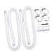 thumbnail image 5 of Conector de manguera de repuesto para bomba de piscina, accesorios para piscina de 3,25 pies con abrazaderas para modelos de bomba de de 530 Blanco, 5 of 9