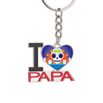 thumbnail image 1 of Mexico Candy esqueleto día de muertos El soporte del llavero de metal del llavero ama a papá, 1 of 3