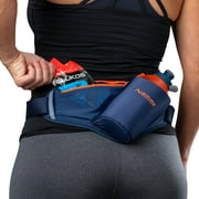 Nspire by Nathan Single Bottle Hydration Belt Blue/Orange