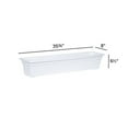 thumbnail image 4 of Root & Vessel Countryside Flower Box, White, 36", 4 of 7
