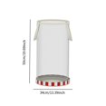 thumbnail image 2 of Canasta de bola de bola de deportes con manijas para el voleibol de béisbol de fútbol 50cmx34cm, 2 of 8
