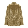 thumbnail image 6 of Wowcloth Woman's Blazer with Notched Lapel, Sequin Embellishments, and Open Front, Casual Elegant Style for Daily Wear and Parties, 6 of 7