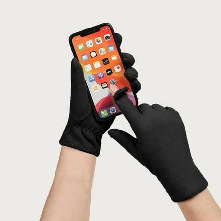 

Rubber Gloves Men Disposable Develvet Warm Clamshell Screen Gloves Girls Autumn And Winter Outdoor Sports Thin Cycling Driving Non Gloves -40 Gloves