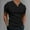 Black, variant on ITSAME Men's Henley T-Shirt, Classic Fit Solid Color Short Sleeve Summer 2025 Casual Fashion Tee Blue M