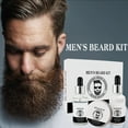 thumbnail image 2 of Kit de cuidado de barba JAAS Facial hidratante Anti Frizz crecimiento de barba Set de regalo para hombres, 2 of 5