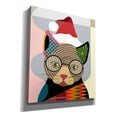 thumbnail image 2 of Epic Graffiti 'Santa Kitty' by Lanre Adefioyue, Canvas Wall Art, 26"x30", 2 of 8