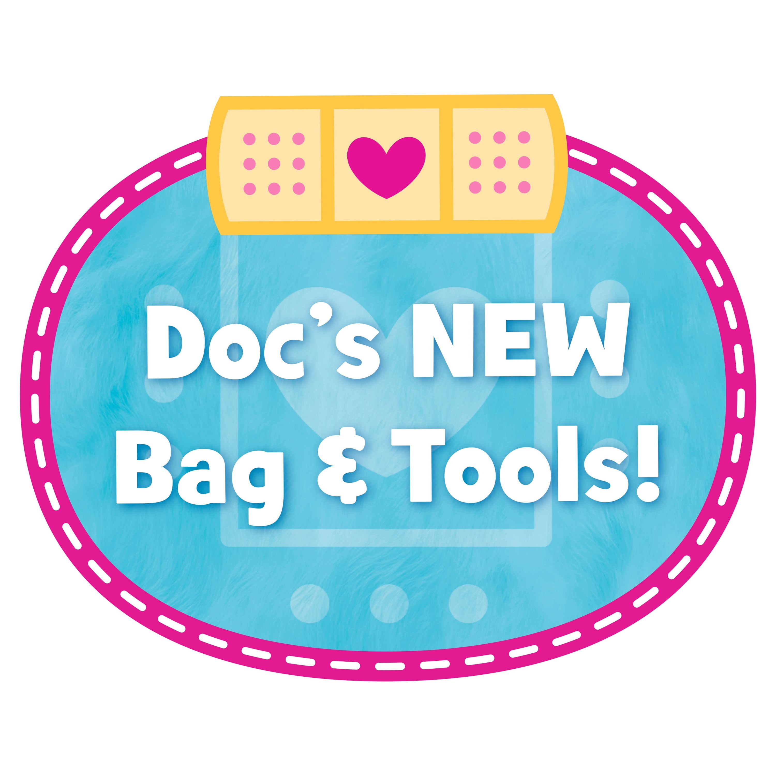 Disney Junior Doc McStuffins Doctor's Bag Set, 7-pieces, Pretend