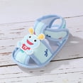 thumbnail image 5 of Girls' Boys' Soft Sole Walkers Cartoon Ant Princess Shoes Blue 9 Months-12 Months, 5 of 7