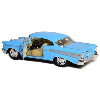 1957 Chevy Bel Air Coupe 1:40 Scale KiNSMART Set of 4 Black/Blue/Red/Yellow 