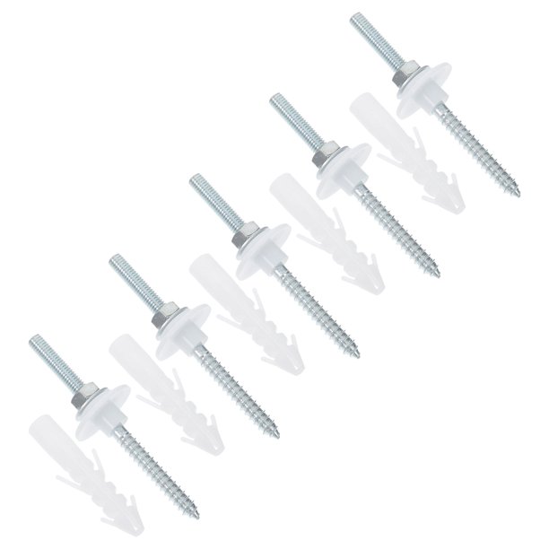 KALLORY 5Jgo Tornillos Autoperforantes Para Lavabo Inoxidable Accesorios Fijación De Lavabo De Pared