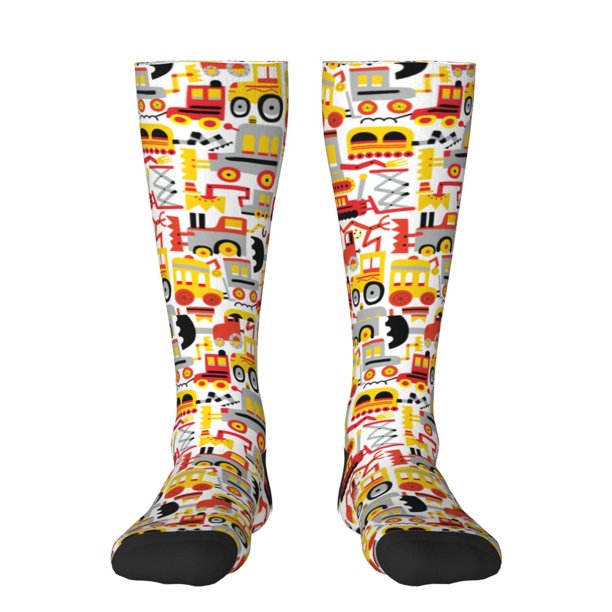Balery Cars Calcetines novedosos Calcetines deportivos Calcetines hasta la rodilla Calcetines de algodón Calcetines originales y geniales