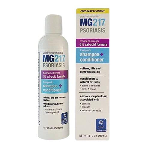 MG217 Psoriasis Scalp Solutions, Shampoo + Conditioner, 8 Oz Walmart